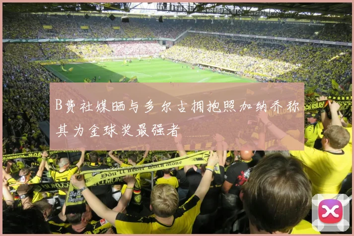 B费社媒晒与多尔古拥抱照加纳乔称其为金球奖最强者